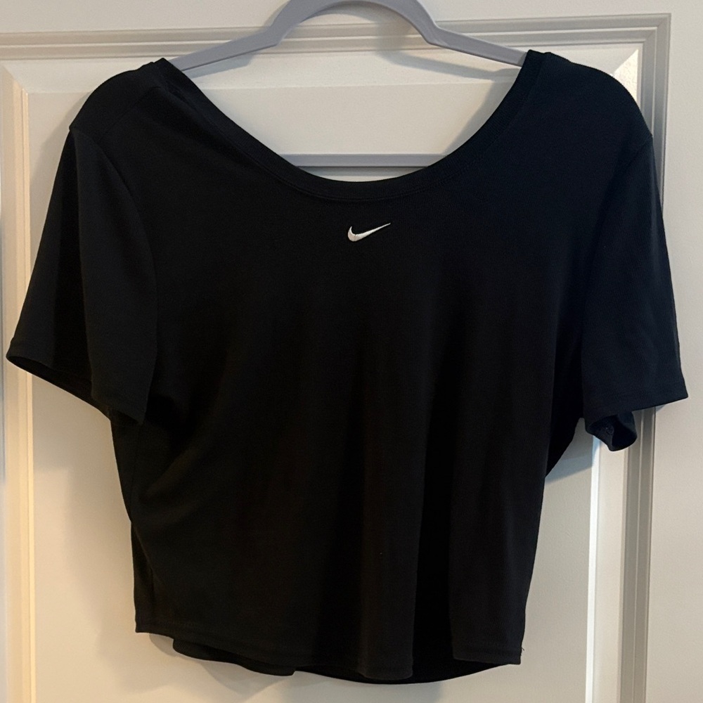 Nike Women's Black Crop Top